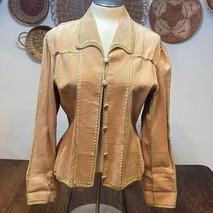 Mertillo Vintage women’s leather jacket large